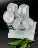 Womens Stainless Steel Analog Watch with Bracelet